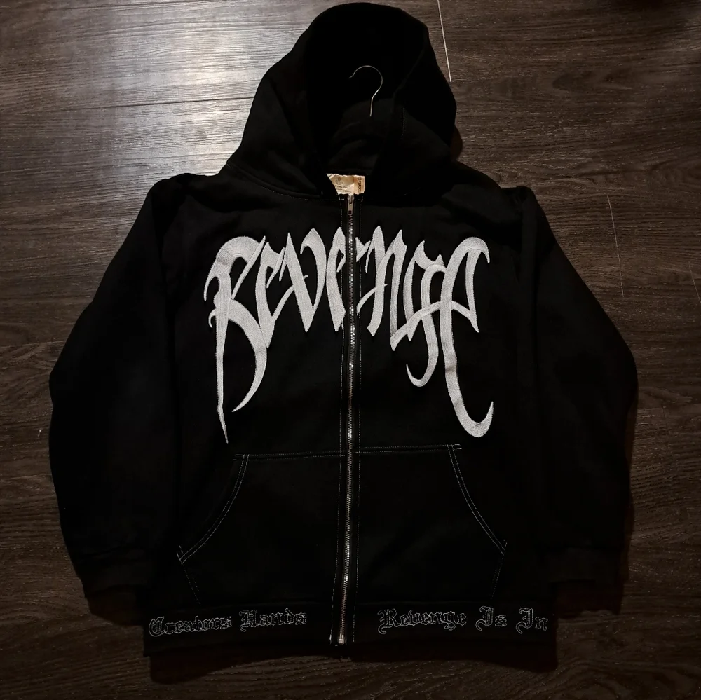 Revenge Clothing | Sweaters | Revenge Hoodie Black White